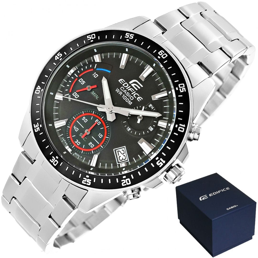 Casio Zegarek Męski CASIO EDIFICE EFV-540D-1AVUEF 10 BAR