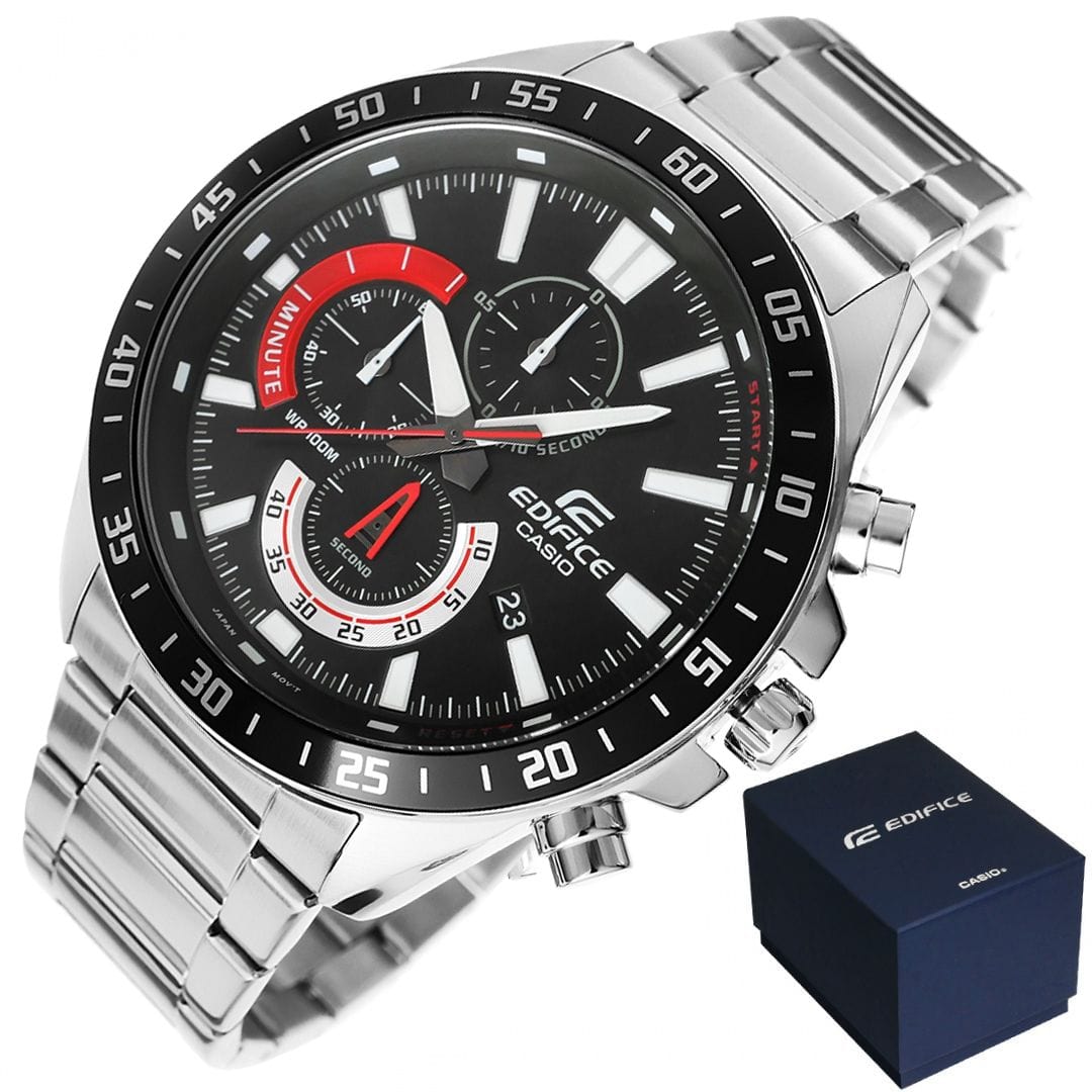 Casio Zegarek Męski CASIO EDIFICE EFV-620D-1A4VUEF 10 BAR