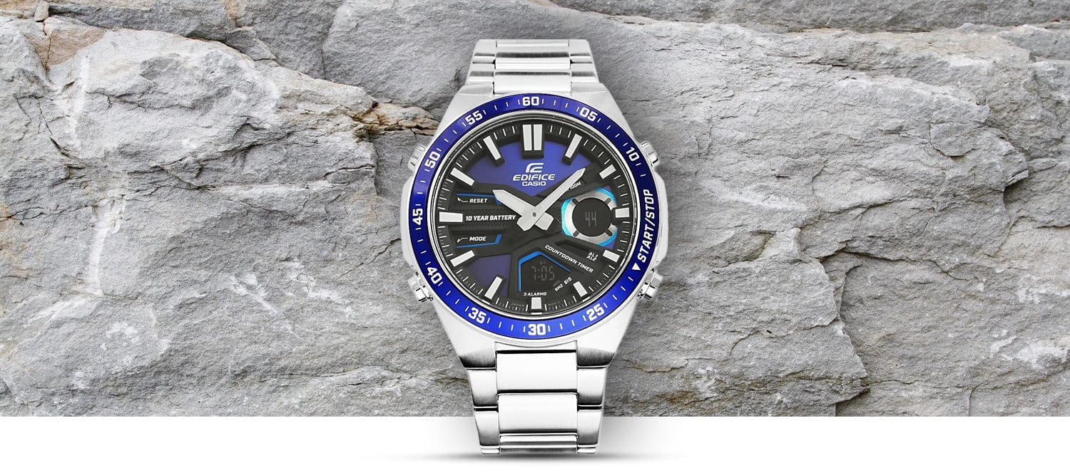 Casio Zegarek Męski CASIO EDIFICE EFV-C110D-2AVEF 10 BAR