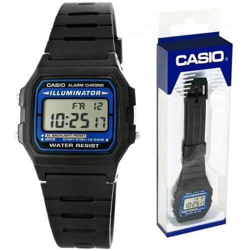 Casio ZEGAREK MĘSKI CASIO F-105W-1AWYEF