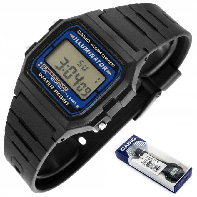 Casio ZEGAREK MĘSKI CASIO F-105W-1AWYEF