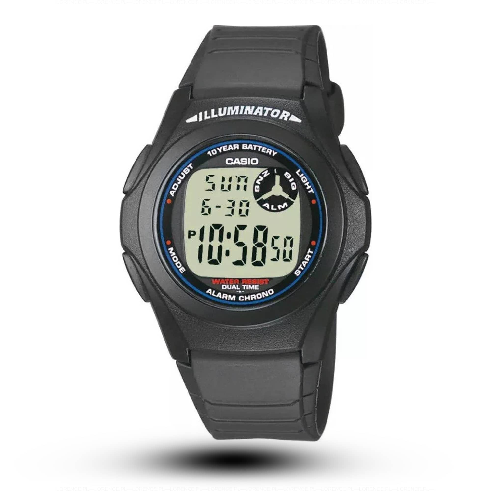 Casio ZEGAREK MĘSKI CASIO F-200W-1ADF