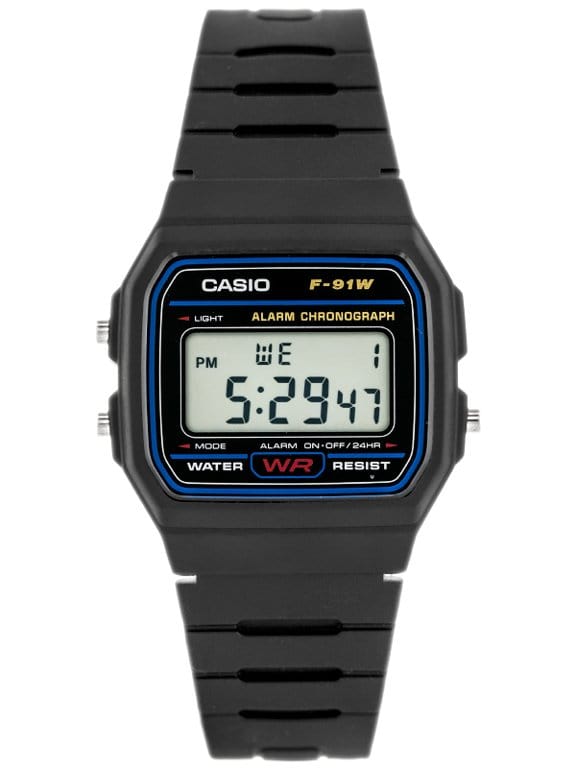 Casio ZEGAREK MĘSKI CASIO F-91W-1YER