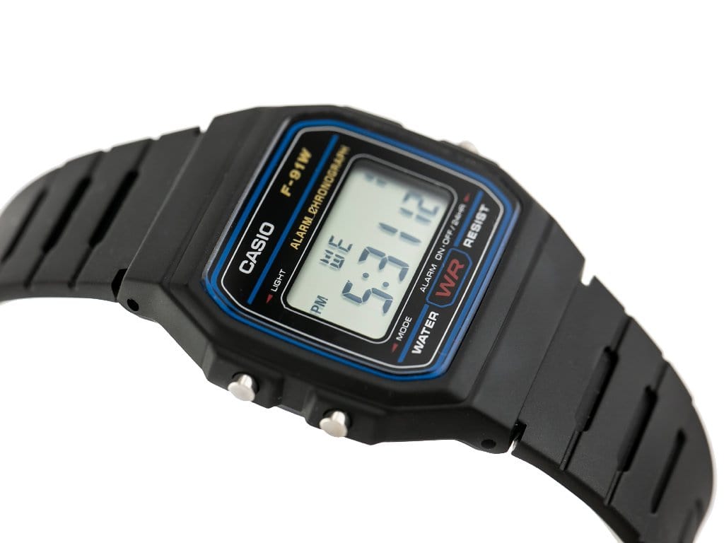 Casio ZEGAREK MĘSKI CASIO F-91W-1YER