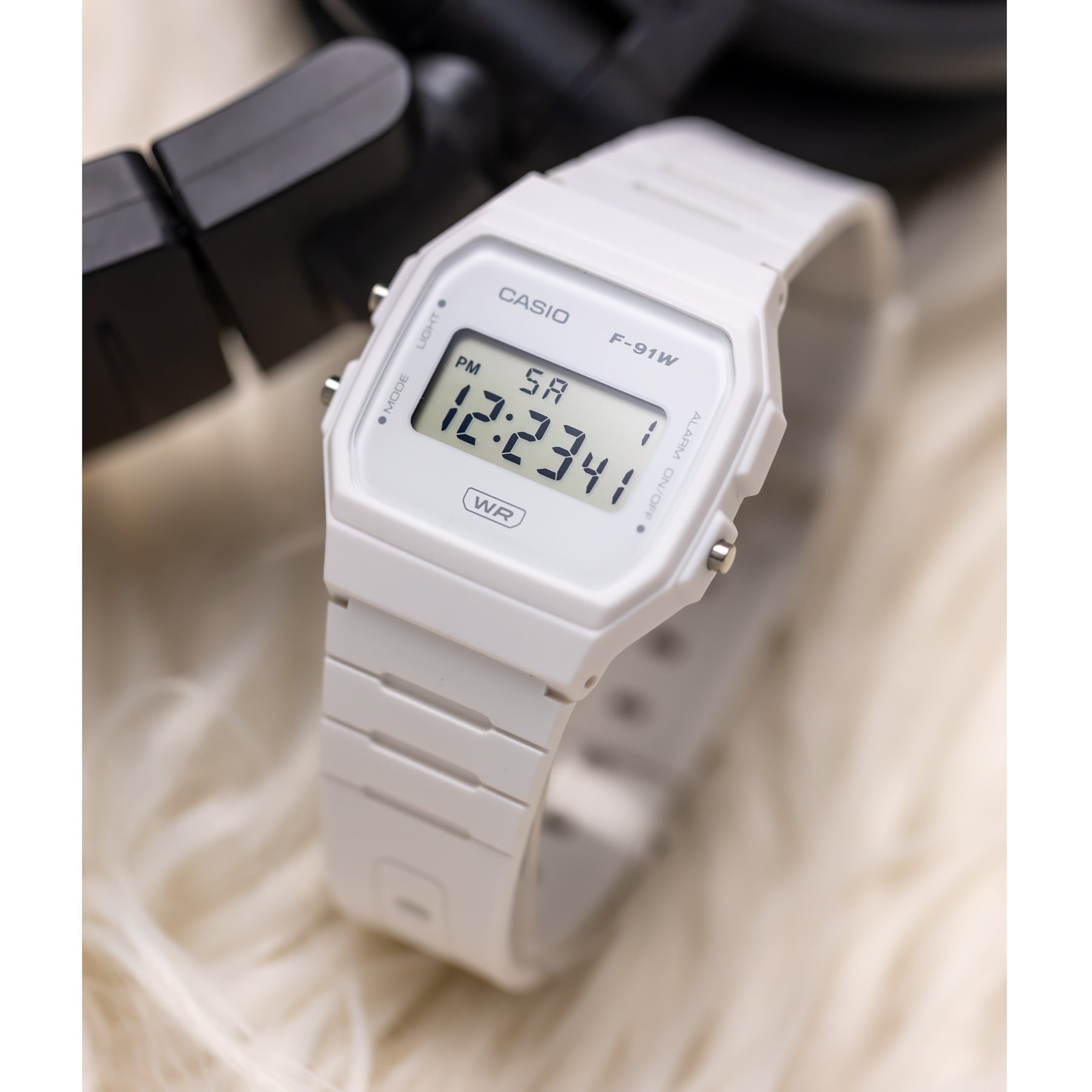 ZEGAREK MĘSKI CASIO F-91WB-7A + BOX ZEGAREK MĘSKI CASIO F-91WB-7A + BOX - Lorence 4549526378454