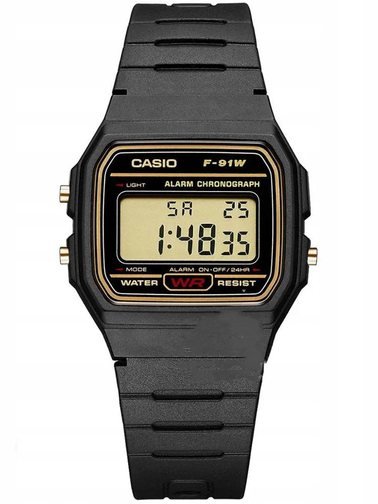 ZEGAREK MĘSKI CASIO F-91WG-9QDF + BOX ZEGAREK MĘSKI CASIO F-91WG-9QDF + BOX - Lorence 4971850565895