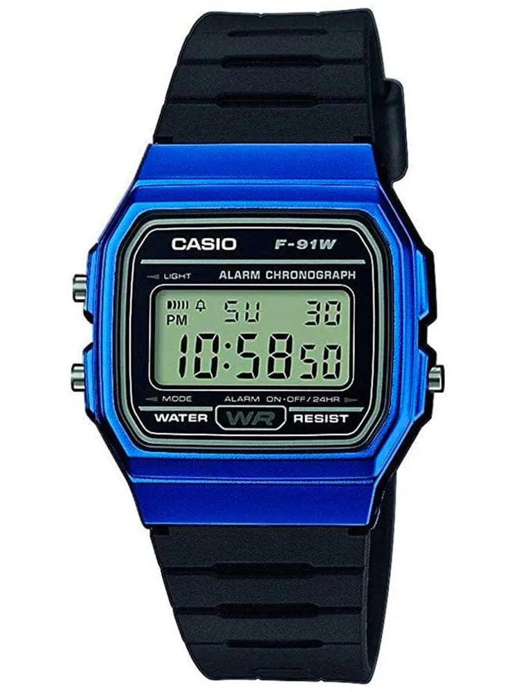 Zegarek Męski Casio F-91WM-2ADF Zegarek Męski Casio F-91WM-2ADF - Lorence 4549526187568