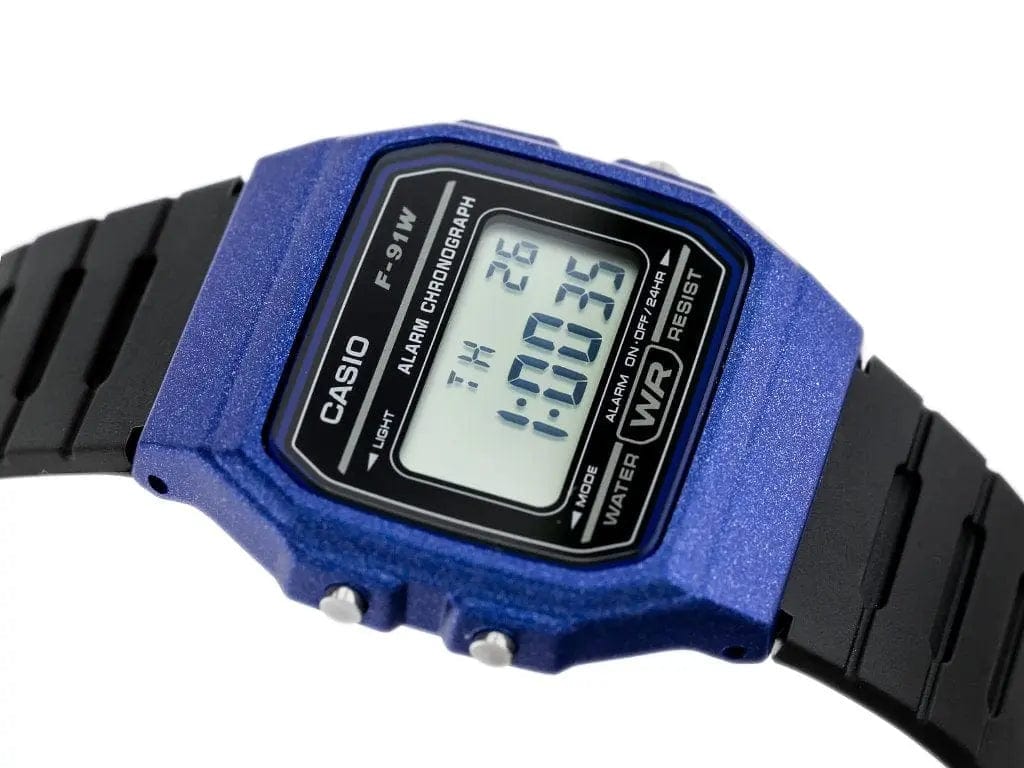 Zegarek Męski Casio F-91WM-2ADF Zegarek Męski Casio F-91WM-2ADF - Lorence 4549526187568