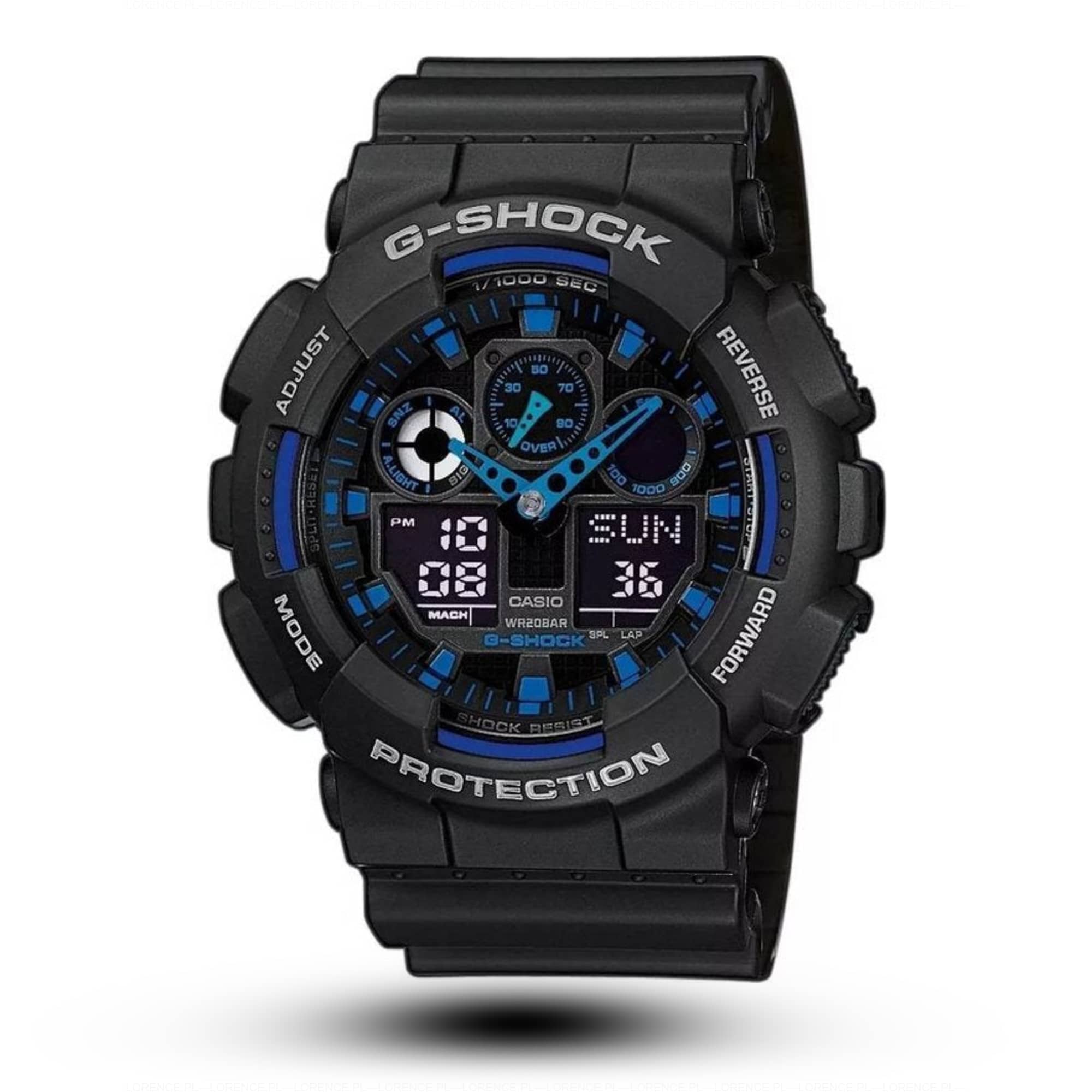 Casio ZEGAREK MĘSKI CASIO G-SHOCK GA-100-1A2ER