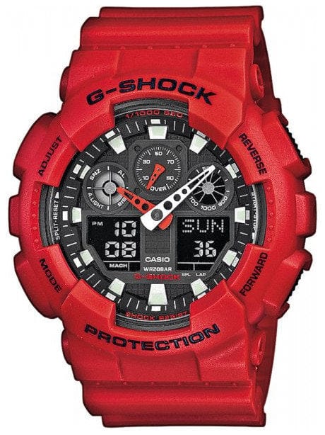 Casio ZEGAREK MĘSKI CASIO G-SHOCK GA-100B-4AER