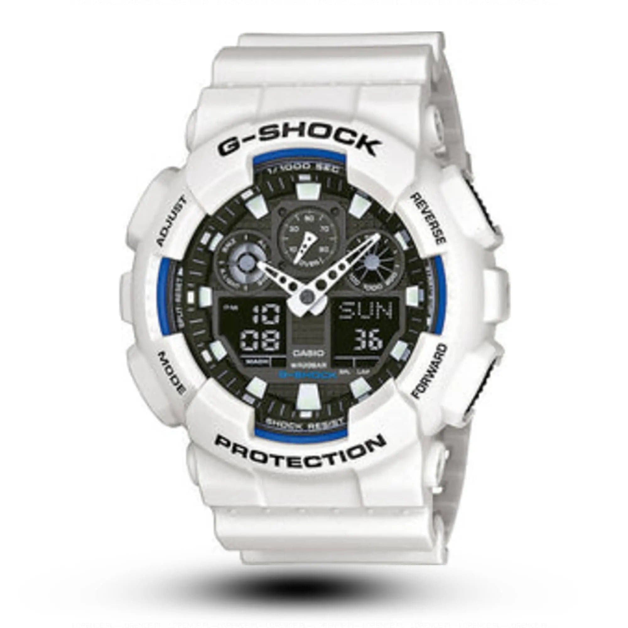 Zegarek Męski Casio G-shock GA-100B-7AER Zegarek Męski Casio G-shock GA-100B-7AER - Lorence 4971850948377