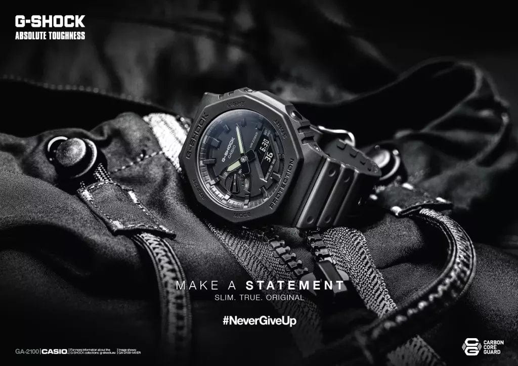 Casio ZEGAREK MĘSKI CASIO G-SHOCK OCTAGON GA-2100-1AER