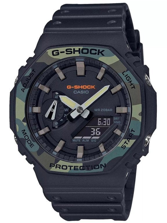 Casio ZEGAREK MĘSKI CASIO G-SHOCK OCTAGON GA-2100SU-1AER