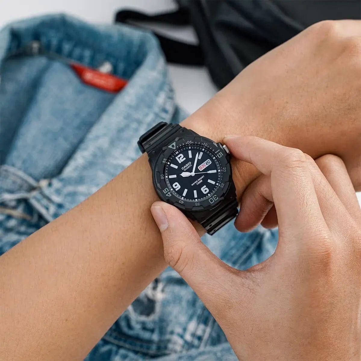 Zegarek Męski Casio MRW-200H-1B2 Zegarek Męski Casio MRW-200H-1B2 - Lorence 4549526287633