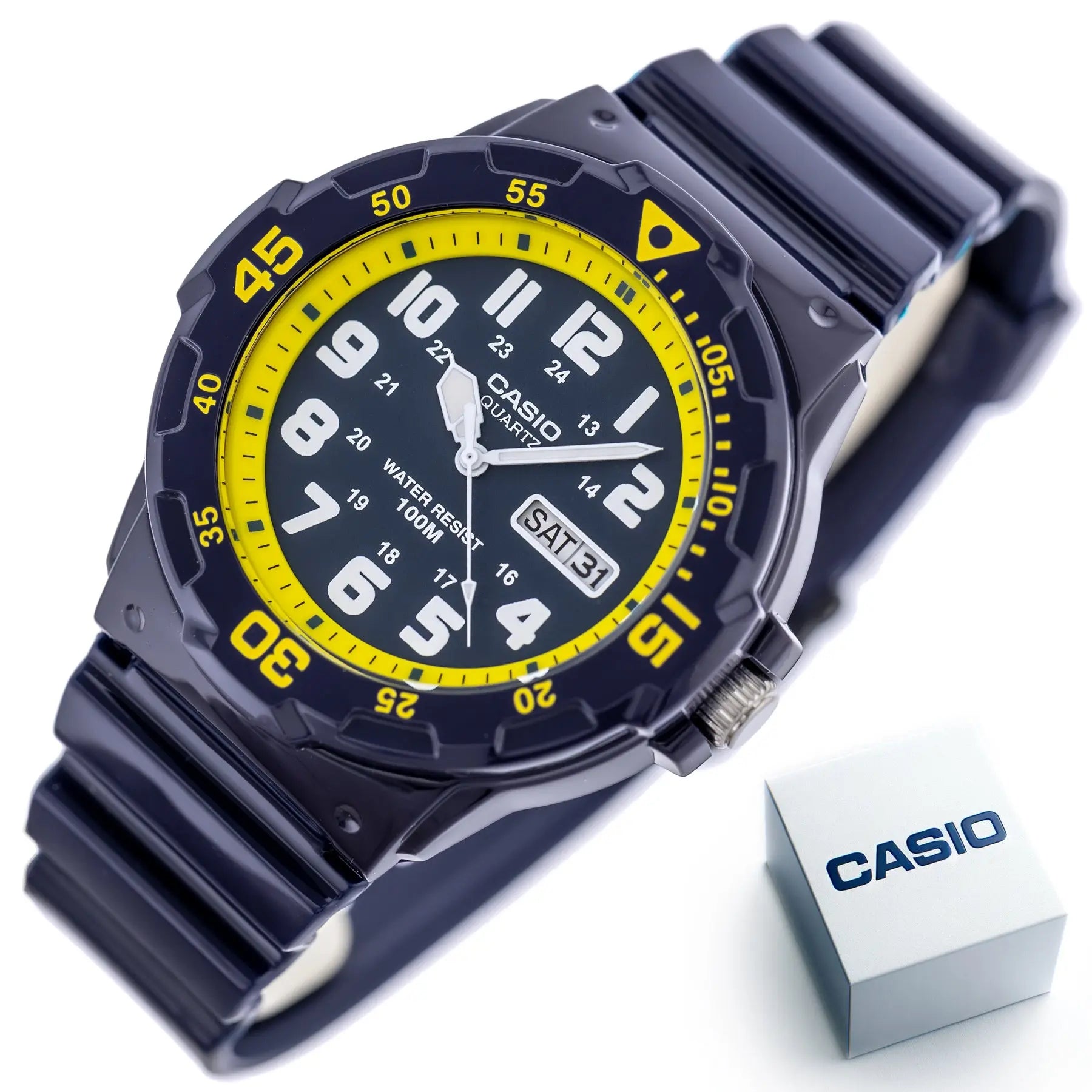 ZEGAREK MĘSKI CASIO MRW-200HC-2BVDF 10 Bar (zd174a) + BOX ZEGAREK MĘSKI CASIO MRW-200HC-2BVDF 10 Bar (zd174a) + BOX - Lorence 4971850984191
