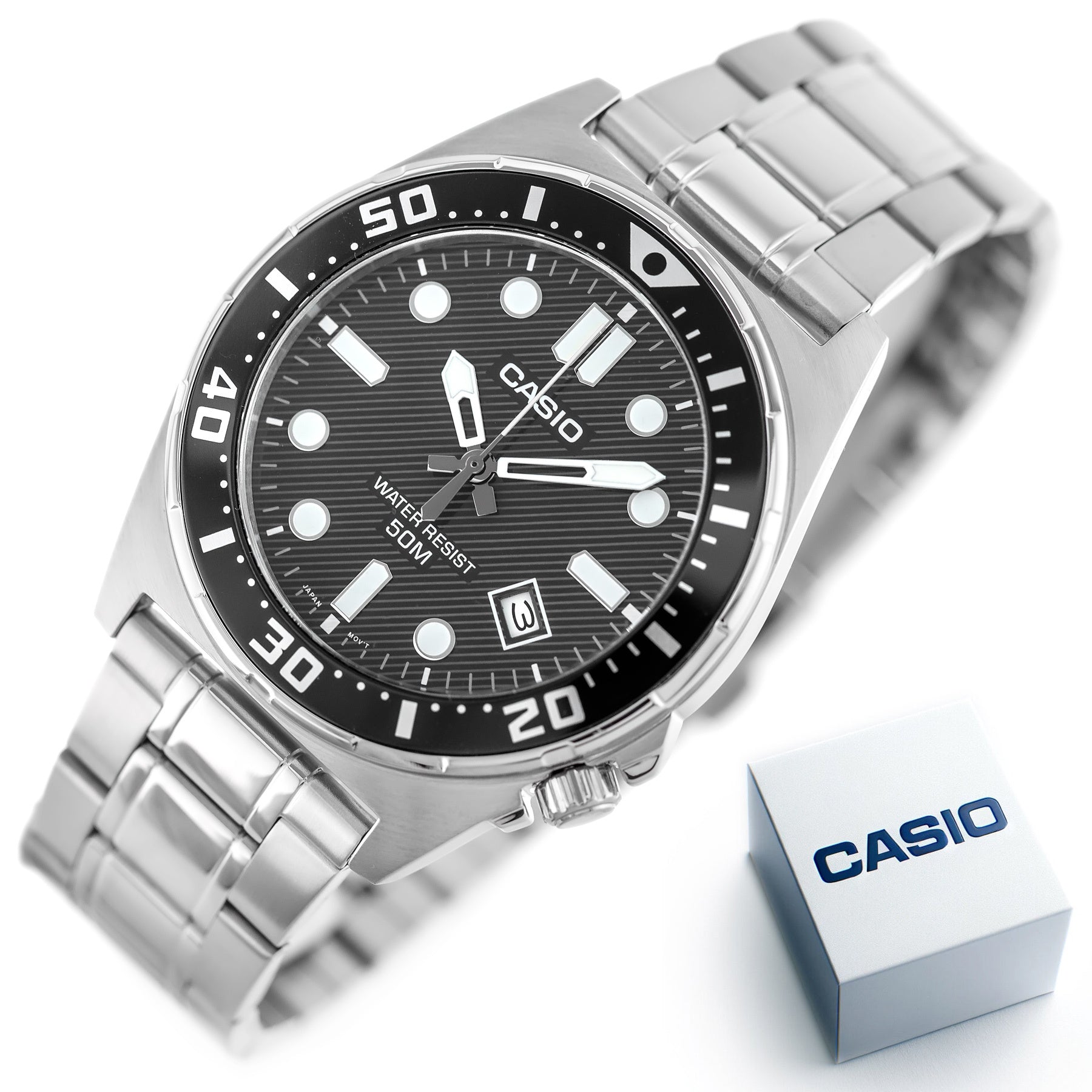 Zegarek Męski Casio MTD-135D-1A + BOX Zegarek Męski Casio MTD-135D-1A + BOX - Lorence 4549526394546