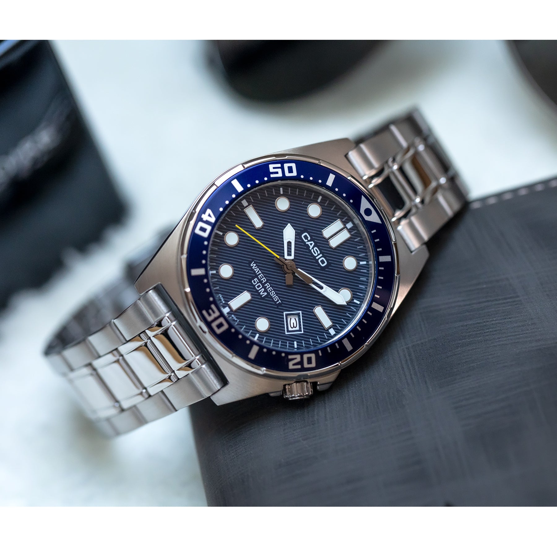 Zegarek Męski Casio MTD-135D-2A + BOX Zegarek Męski Casio MTD-135D-2A + BOX - Lorence 4549526394553