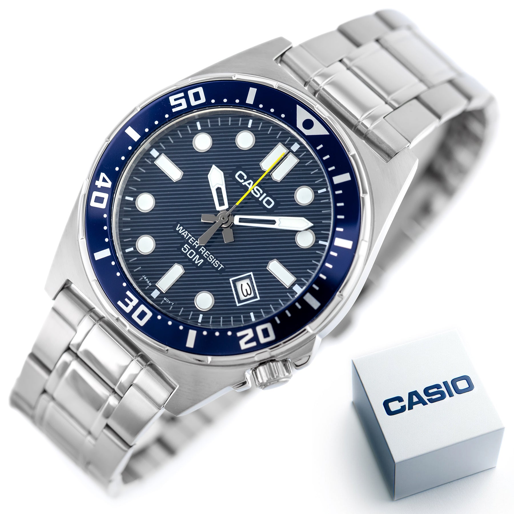 Zegarek Męski Casio MTD-135D-2A + BOX Zegarek Męski Casio MTD-135D-2A + BOX - Lorence 4549526394553