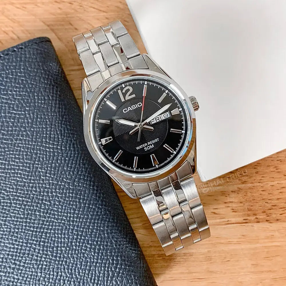 ZEGAREK MĘSKI CASIO MTP-1335D 1AV (zd026a) + BOX ZEGAREK MĘSKI CASIO MTP-1335D 1AV (zd026a) + BOX - Lorence 4971850945895