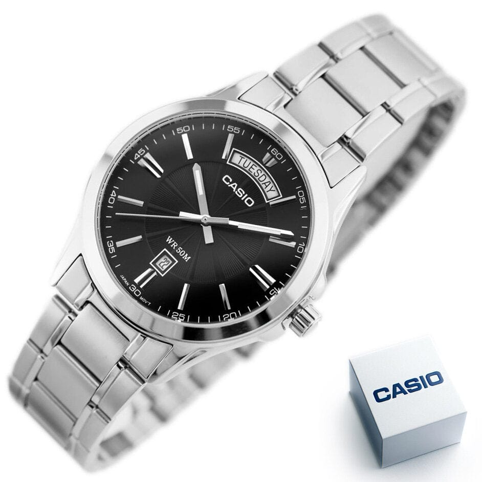 Casio ZEGAREK MĘSKI CASIO MTP-1381D-1AVDF