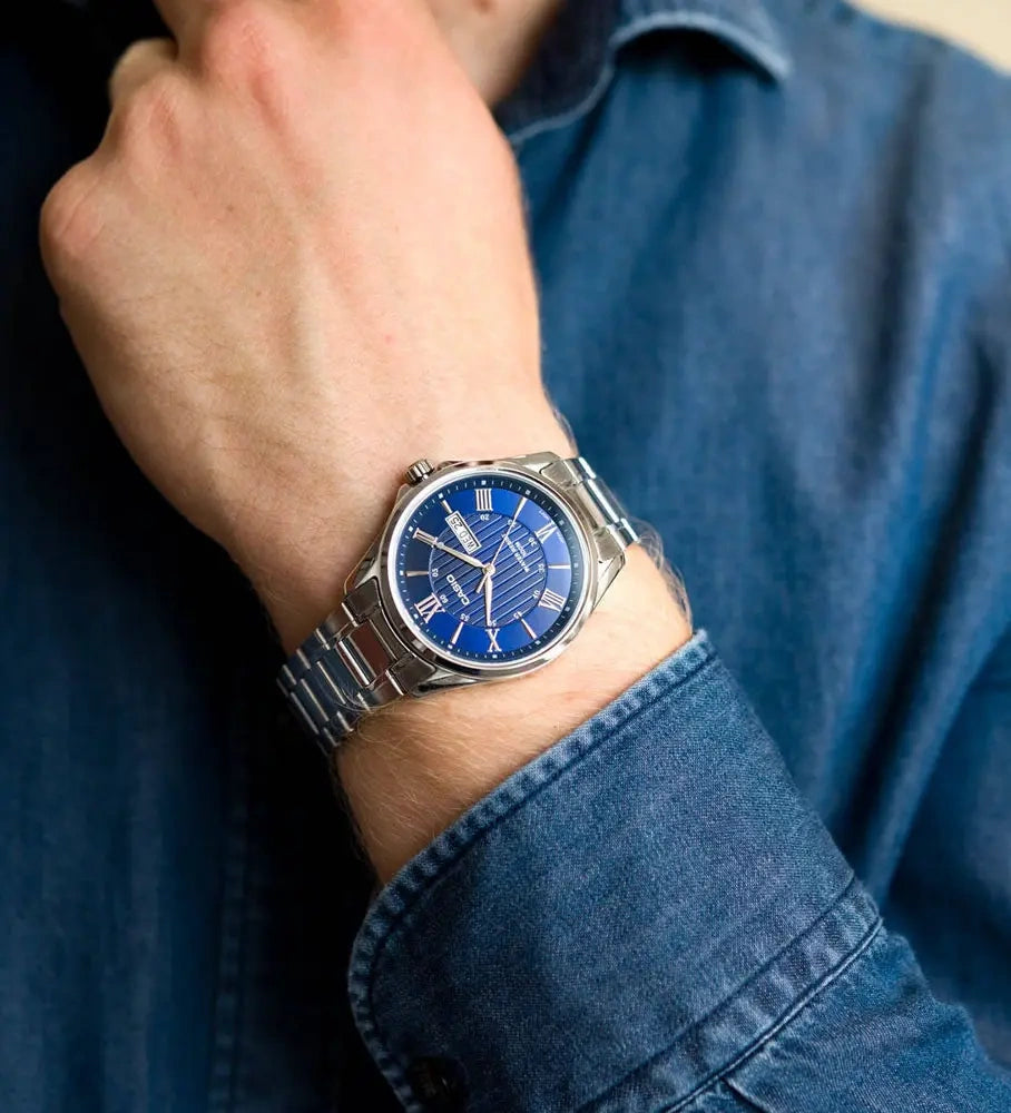ZEGAREK MĘSKI CASIO MTP-1384D-2A + BOX ZEGAREK MĘSKI CASIO MTP-1384D-2A + BOX - Lorence 4549526190476