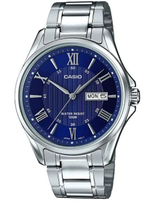 ZEGAREK MĘSKI CASIO MTP-1384D-2A + BOX ZEGAREK MĘSKI CASIO MTP-1384D-2A + BOX - Lorence 4549526190476
