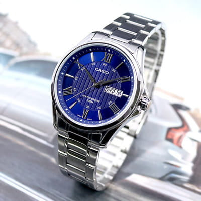 ZEGAREK MĘSKI CASIO MTP-1384D-2A + BOX ZEGAREK MĘSKI CASIO MTP-1384D-2A + BOX - Lorence 4549526190476