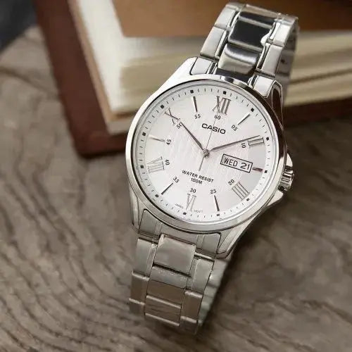 ZEGAREK MĘSKI CASIO MTP-1384D-7A (zd108a) + BOX ZEGAREK MĘSKI CASIO MTP-1384D-7A (zd108a) + BOX - Lorence 4971850998426
