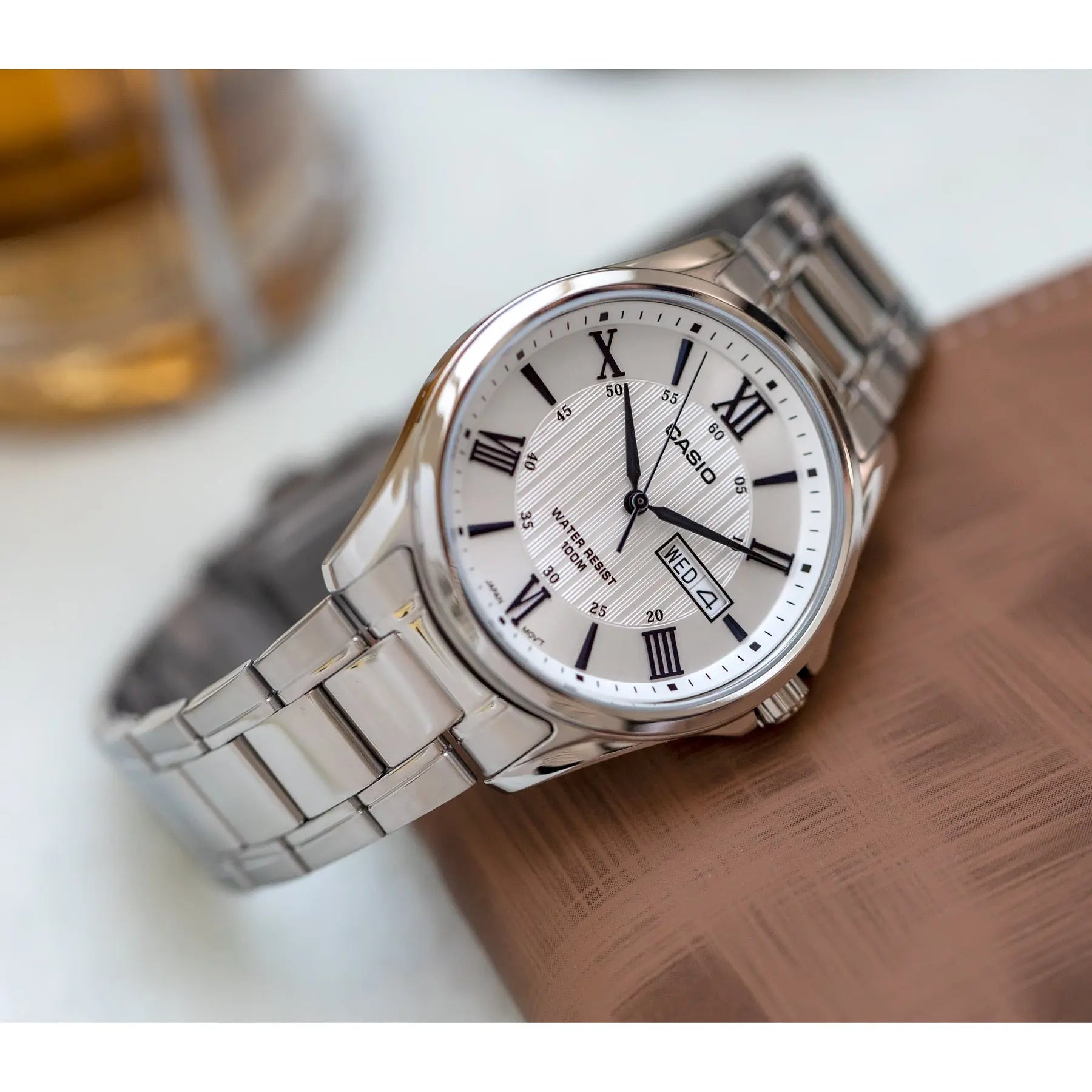 ZEGAREK MĘSKI CASIO MTP-1384D-7A2 (zd108b) + BOX ZEGAREK MĘSKI CASIO MTP-1384D-7A2 (zd108b) + BOX - Lorence 4549526323911