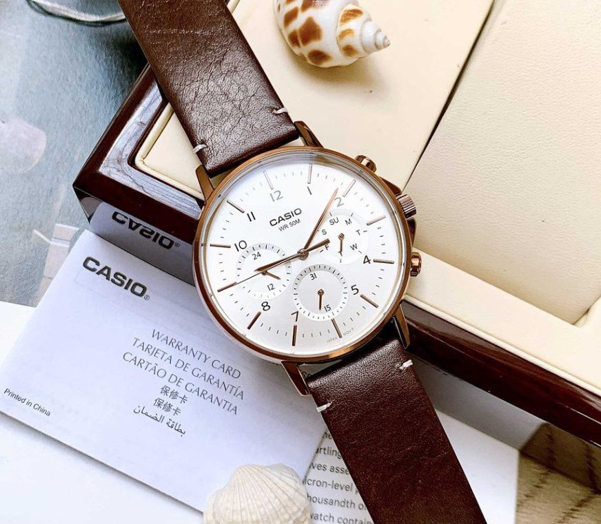 ZEGAREK MĘSKI CASIO MTP-E321RL-5A (zd190b) + BOX ZEGAREK MĘSKI CASIO MTP-E321RL-5A (zd190b) + BOX - Lorence 4549526288272