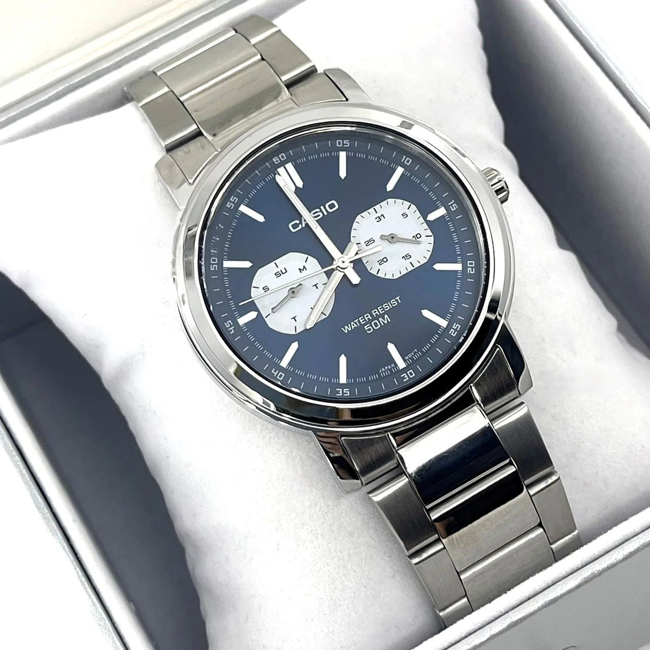 ZEGAREK MĘSKI CASIO MTP-E335D-2E1 (zd274b) + BOX ZEGAREK MĘSKI CASIO MTP-E335D-2E1 (zd274b) + BOX - Lorence 4549526381263
