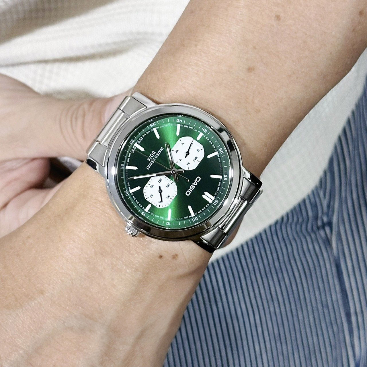 ZEGAREK MĘSKI CASIO MTP-E335D-3E (zd274c) + BOX ZEGAREK MĘSKI CASIO MTP-E335D-3E (zd274c) + BOX - Lorence 4549526381287