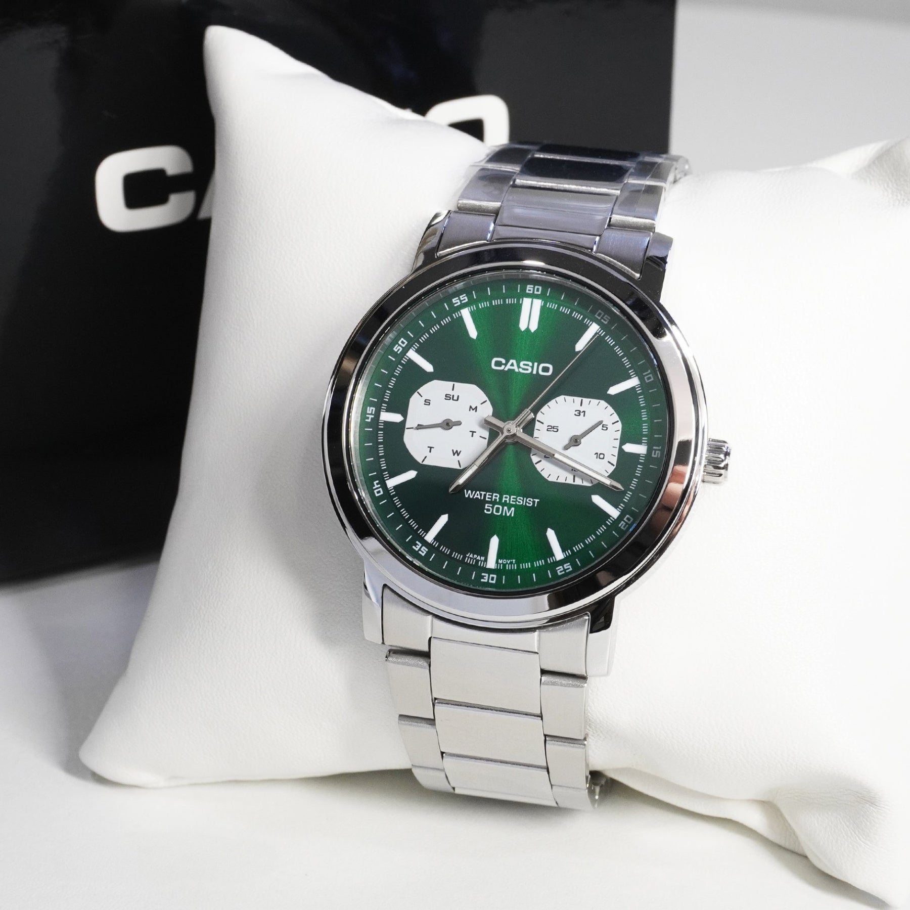 ZEGAREK MĘSKI CASIO MTP-E335D-3E (zd274c) + BOX ZEGAREK MĘSKI CASIO MTP-E335D-3E (zd274c) + BOX - Lorence 4549526381287