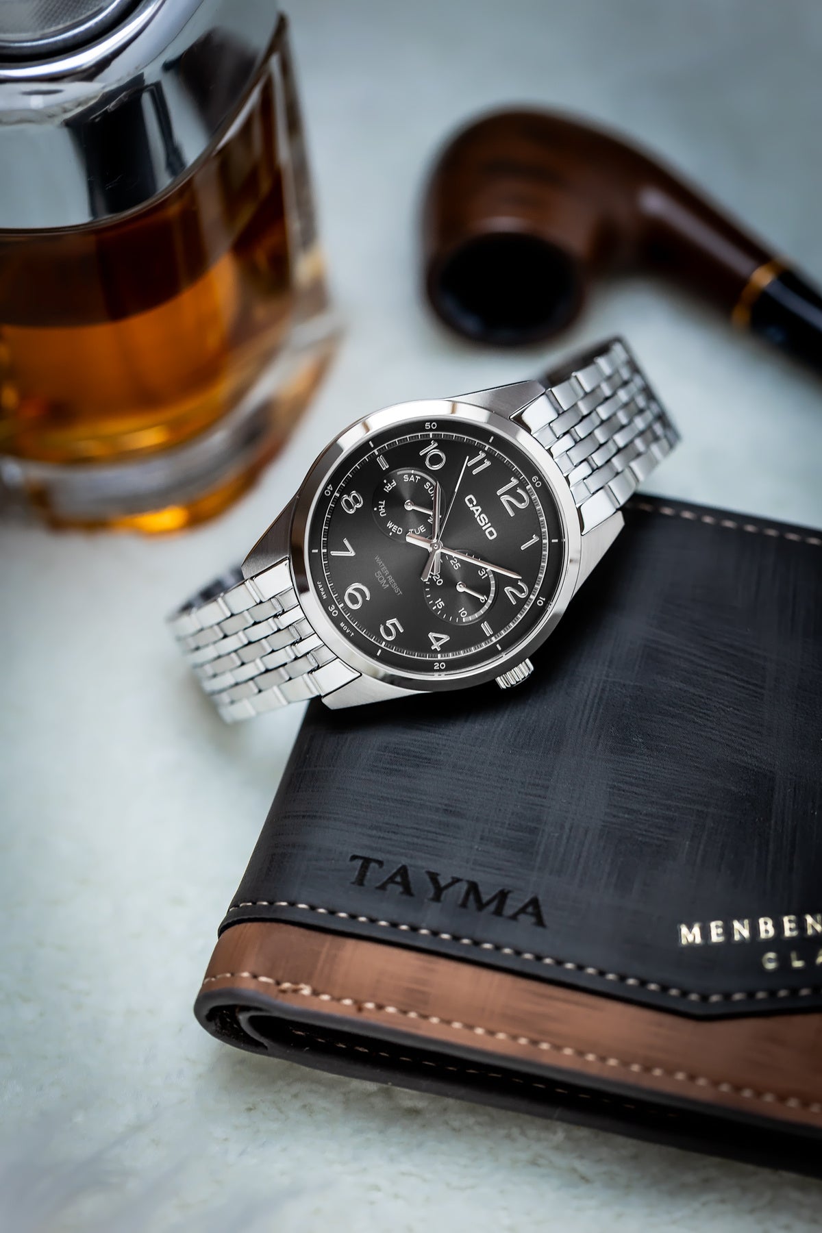 ZEGAREK MĘSKI CASIO MTP-E340D-1A (zd264a) + BOX ZEGAREK MĘSKI CASIO MTP-E340D-1A (zd264a) + BOX - Lorence 4549526381133