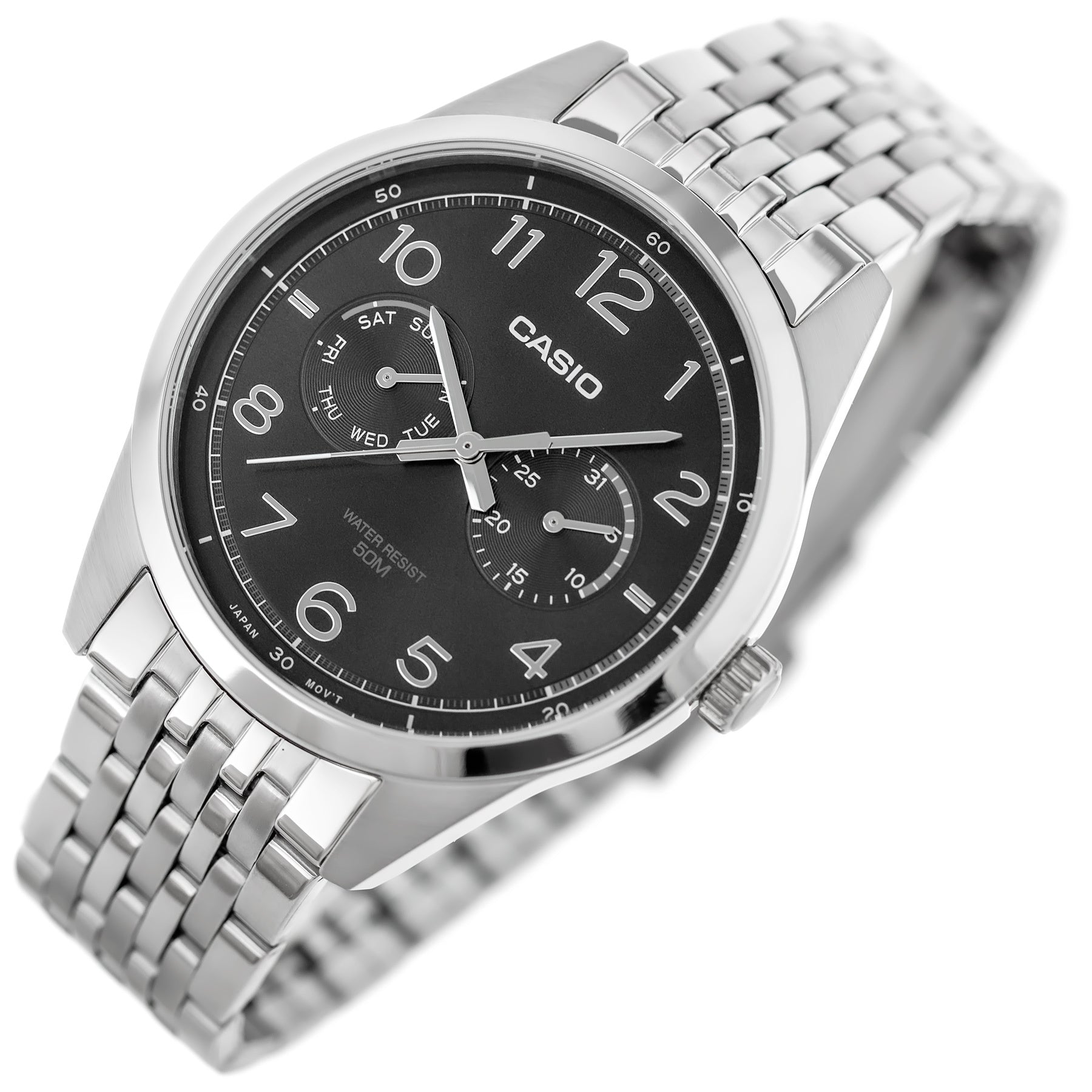 ZEGAREK MĘSKI CASIO MTP-E340D-1A (zd264a) + BOX ZEGAREK MĘSKI CASIO MTP-E340D-1A (zd264a) + BOX - Lorence 4549526381133