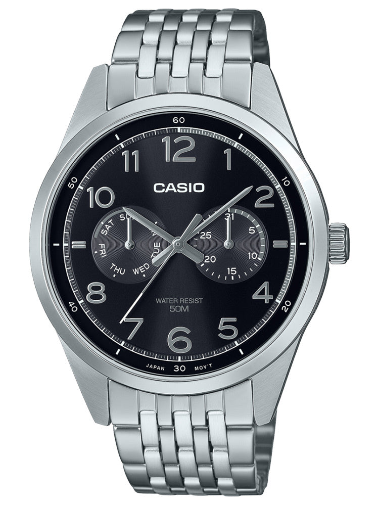 ZEGAREK MĘSKI CASIO MTP-E340D-1A (zd264a) + BOX ZEGAREK MĘSKI CASIO MTP-E340D-1A (zd264a) + BOX - Lorence 4549526381133