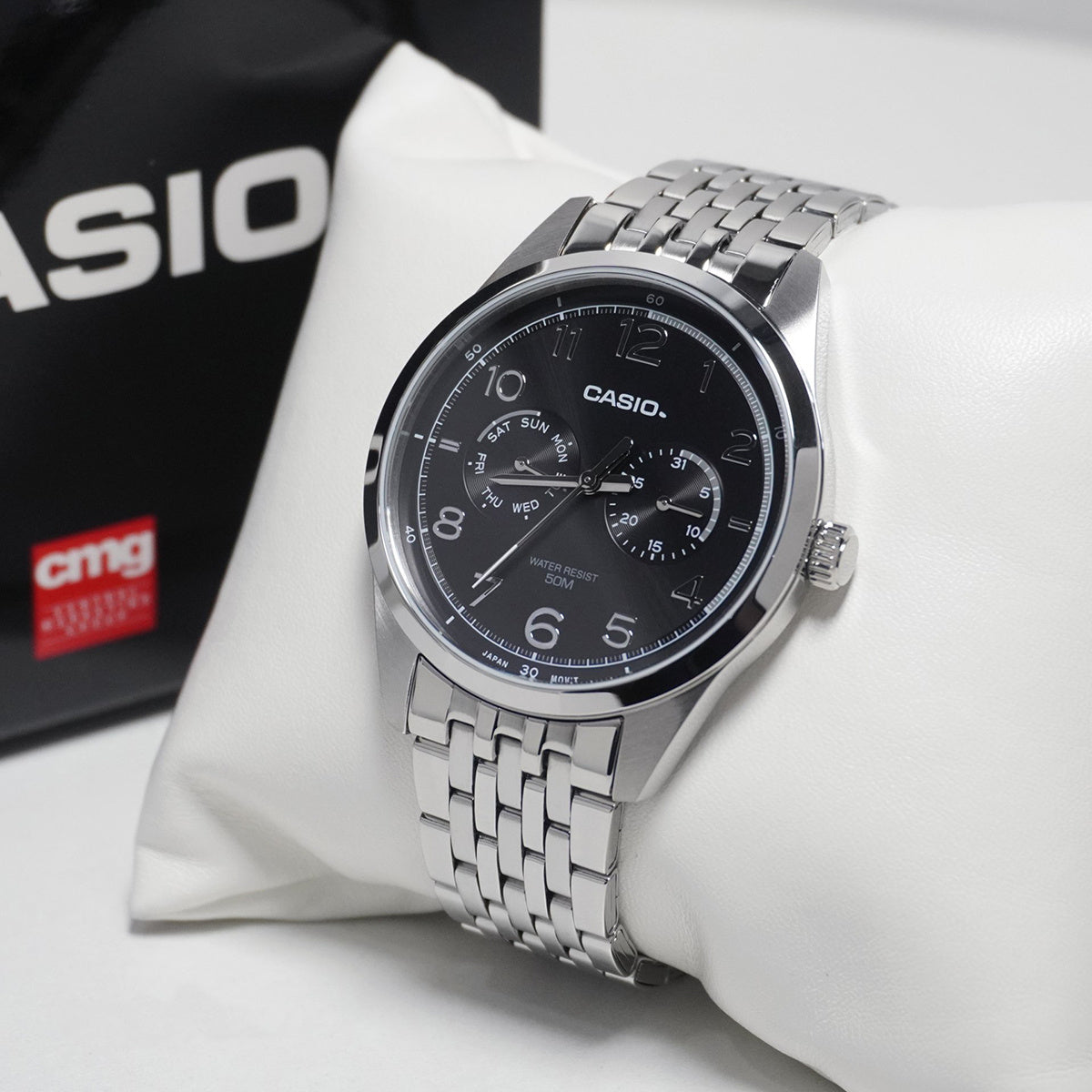 ZEGAREK MĘSKI CASIO MTP-E340D-1A (zd264a) + BOX ZEGAREK MĘSKI CASIO MTP-E340D-1A (zd264a) + BOX - Lorence 4549526381133