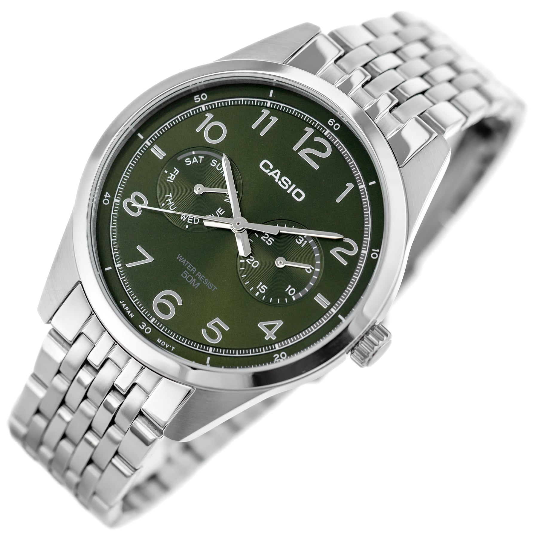 ZEGAREK MĘSKI CASIO MTP-E340D-3A (zd264c) + BOX ZEGAREK MĘSKI CASIO MTP-E340D-3A (zd264c) + BOX - Lorence 4549526381157