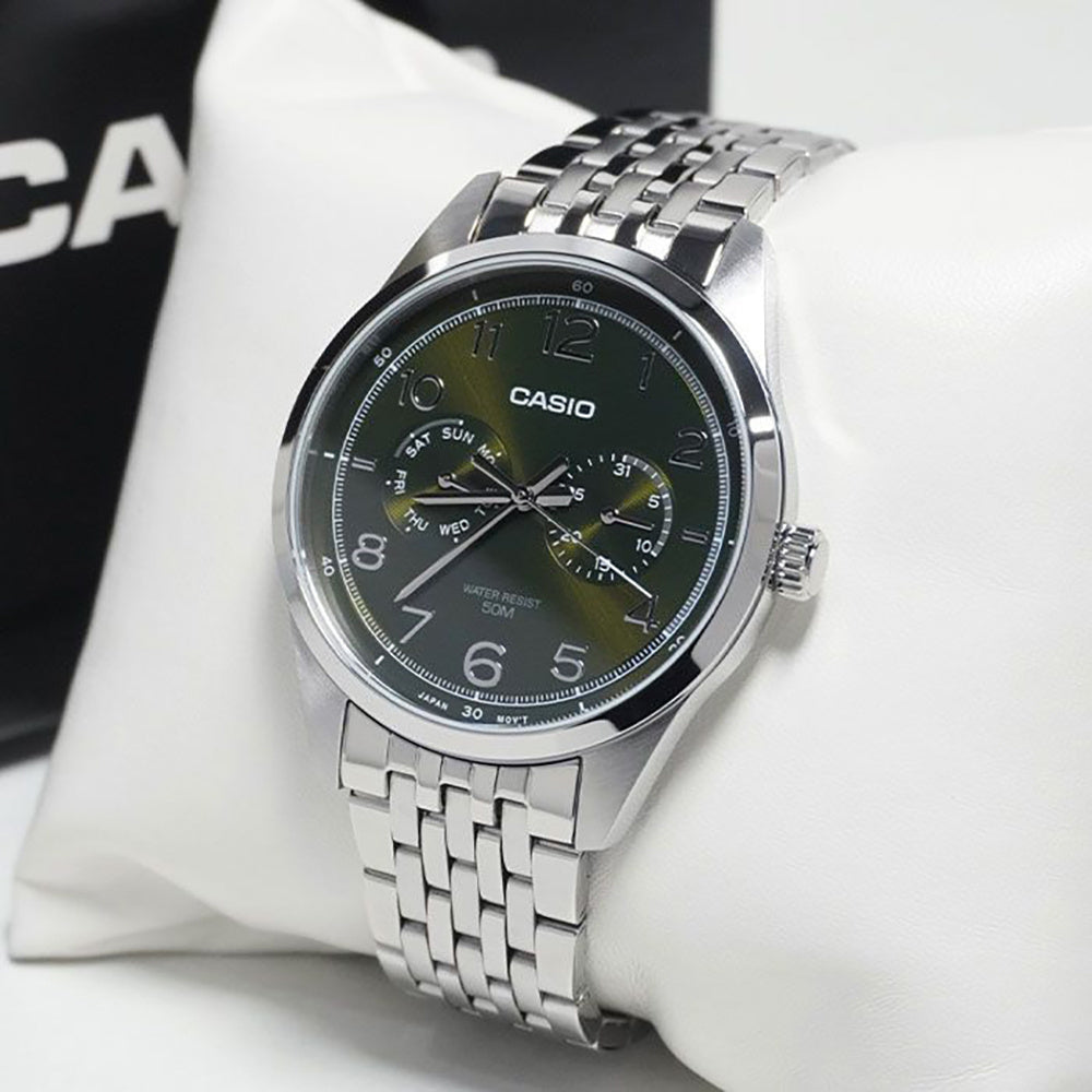 ZEGAREK MĘSKI CASIO MTP-E340D-3A (zd264c) + BOX ZEGAREK MĘSKI CASIO MTP-E340D-3A (zd264c) + BOX - Lorence 4549526381157