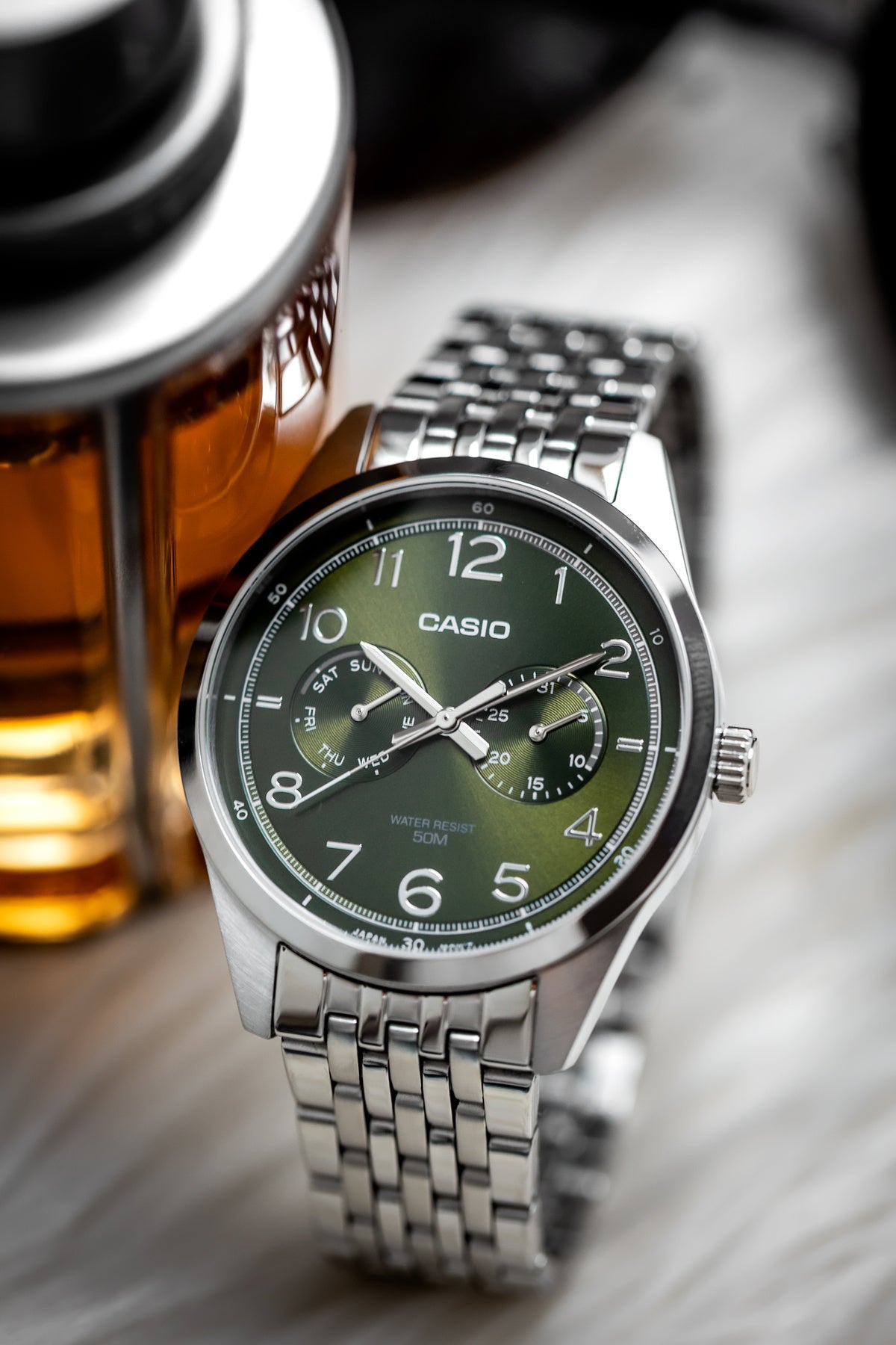 ZEGAREK MĘSKI CASIO MTP-E340D-3A (zd264c) + BOX ZEGAREK MĘSKI CASIO MTP-E340D-3A (zd264c) + BOX - Lorence 4549526381157