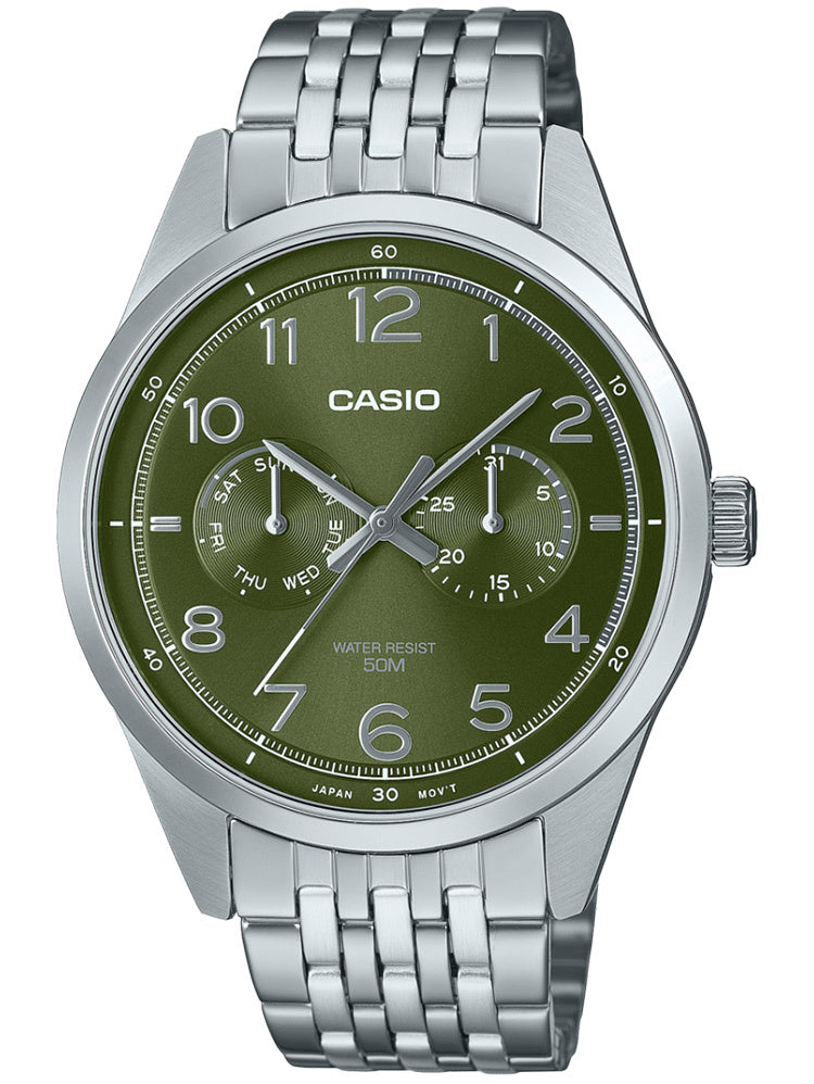 ZEGAREK MĘSKI CASIO MTP-E340D-3A (zd264c) + BOX ZEGAREK MĘSKI CASIO MTP-E340D-3A (zd264c) + BOX - Lorence 4549526381157