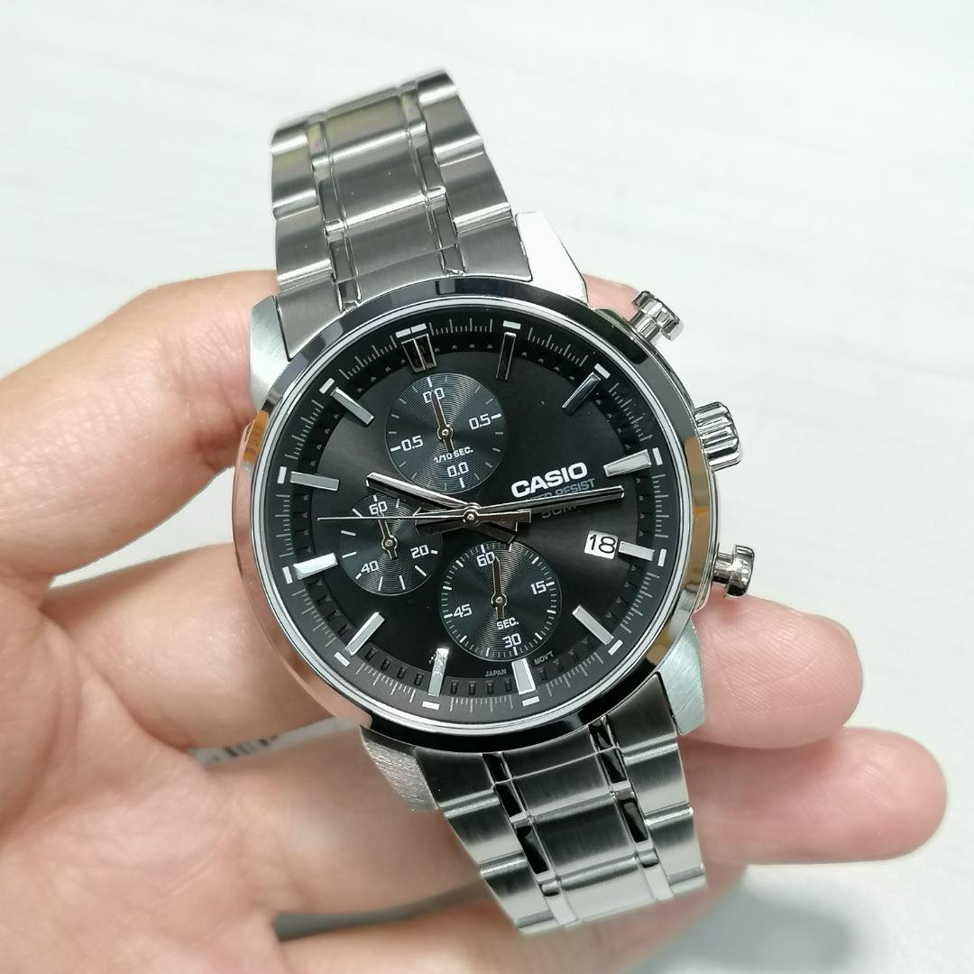Zegarek Męski Casio MTP-E510D-1A1 + BOX Zegarek Męski Casio MTP-E510D-1A1 + BOX - Lorence 4549526375040