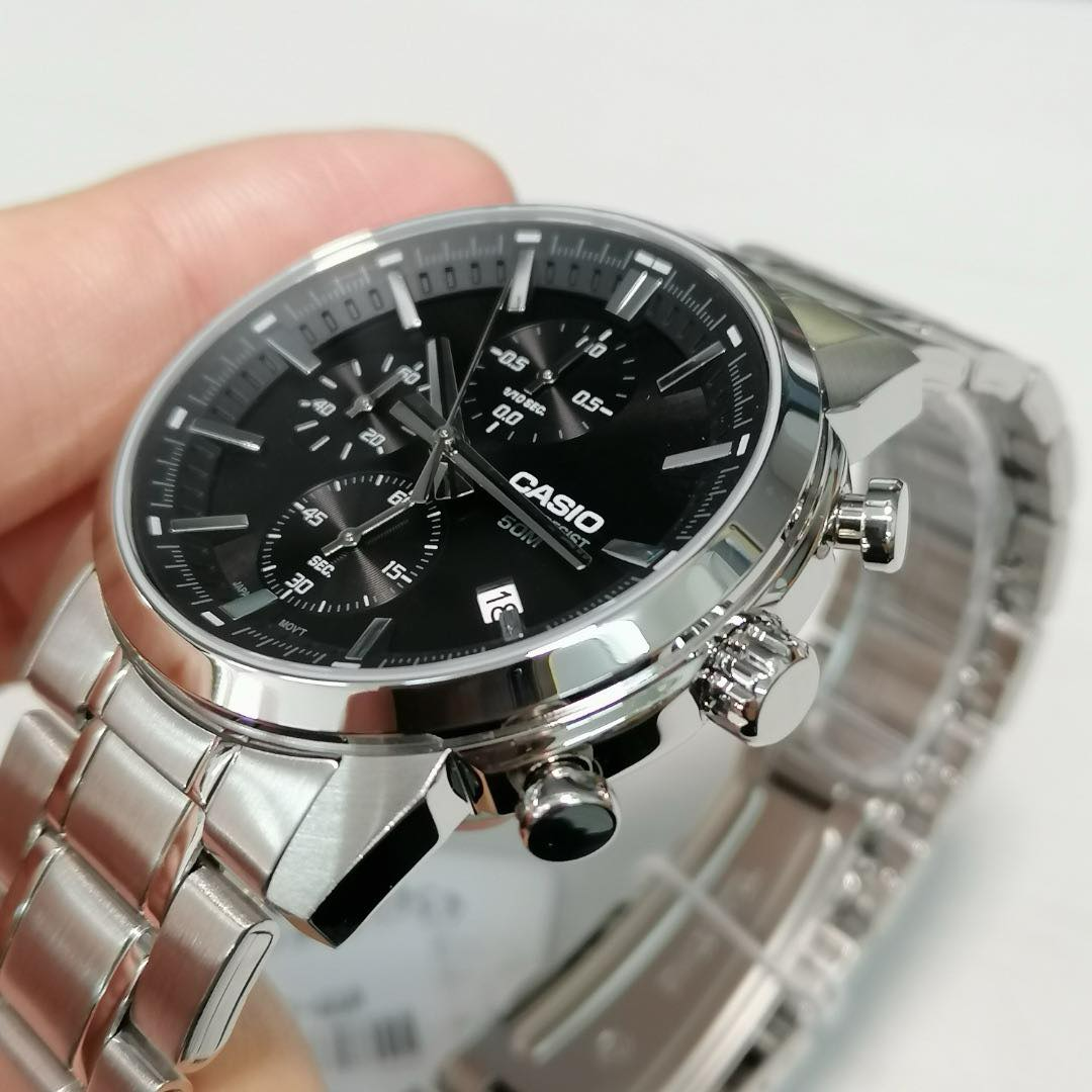 Zegarek Męski Casio MTP-E510D-1A1 + BOX Zegarek Męski Casio MTP-E510D-1A1 + BOX - Lorence 4549526375040