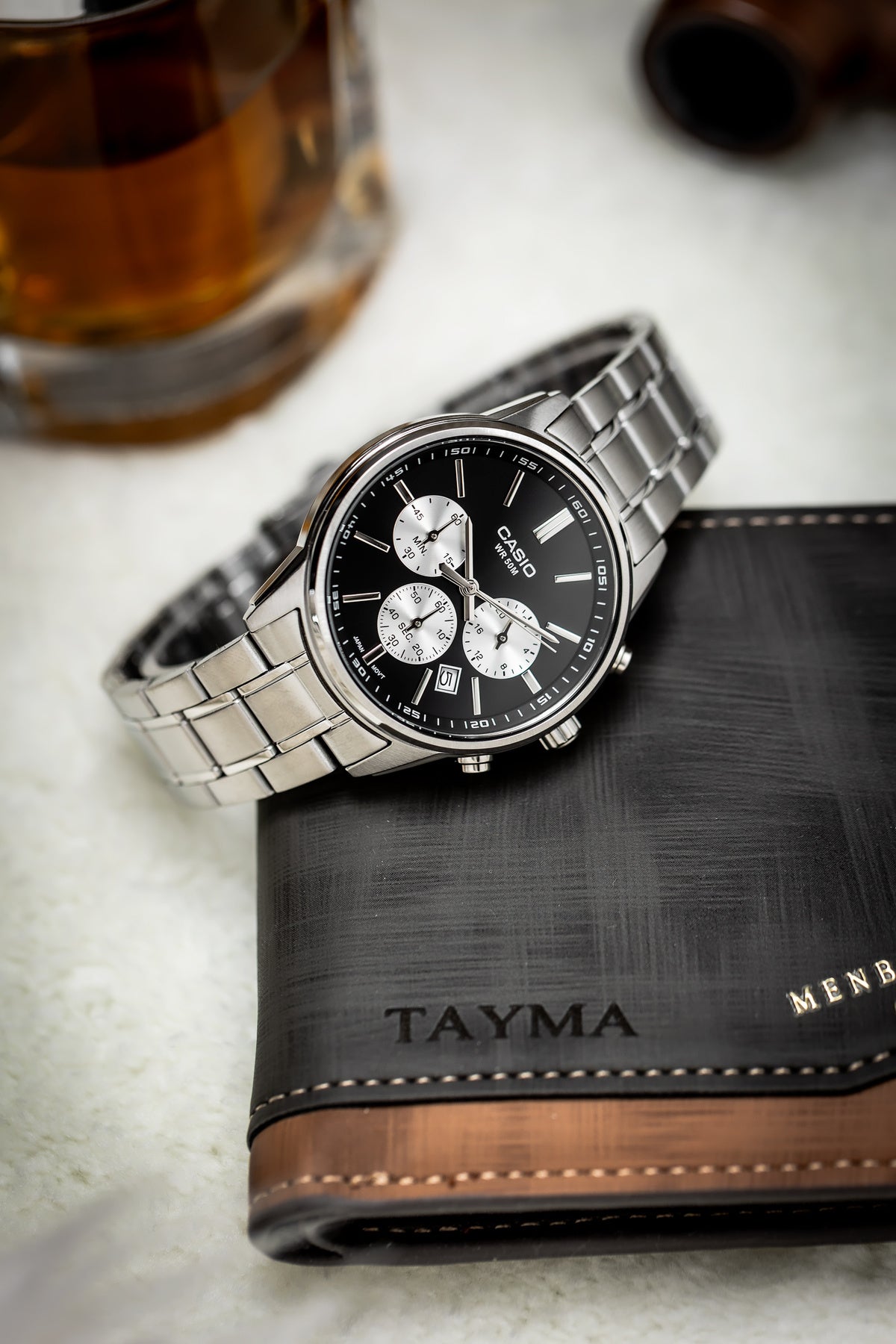 ZEGAREK MĘSKI CASIO MTP-E515D-1A (zd265a) + BOX ZEGAREK MĘSKI CASIO MTP-E515D-1A (zd265a) + BOX - Lorence 4549526375255