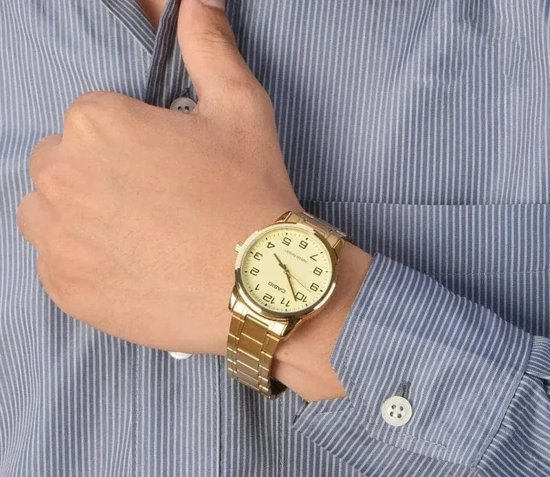 Zegarek Męski Casio MTP-V001G-9B Zegarek Męski Casio MTP-V001G-9B - Lorence 4971850082590