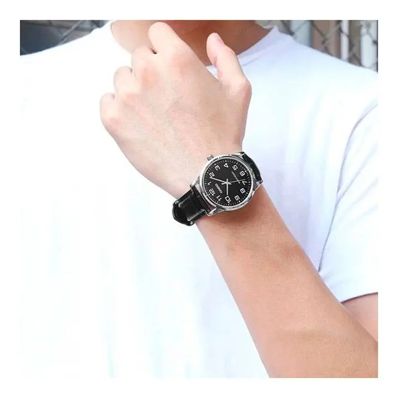 ZEGAREK MĘSKI CASIO MTP-V001L-1BUDF (zd080d) + BOX ZEGAREK MĘSKI CASIO MTP-V001L-1BUDF (zd080d) + BOX - Lorence 4971850082606