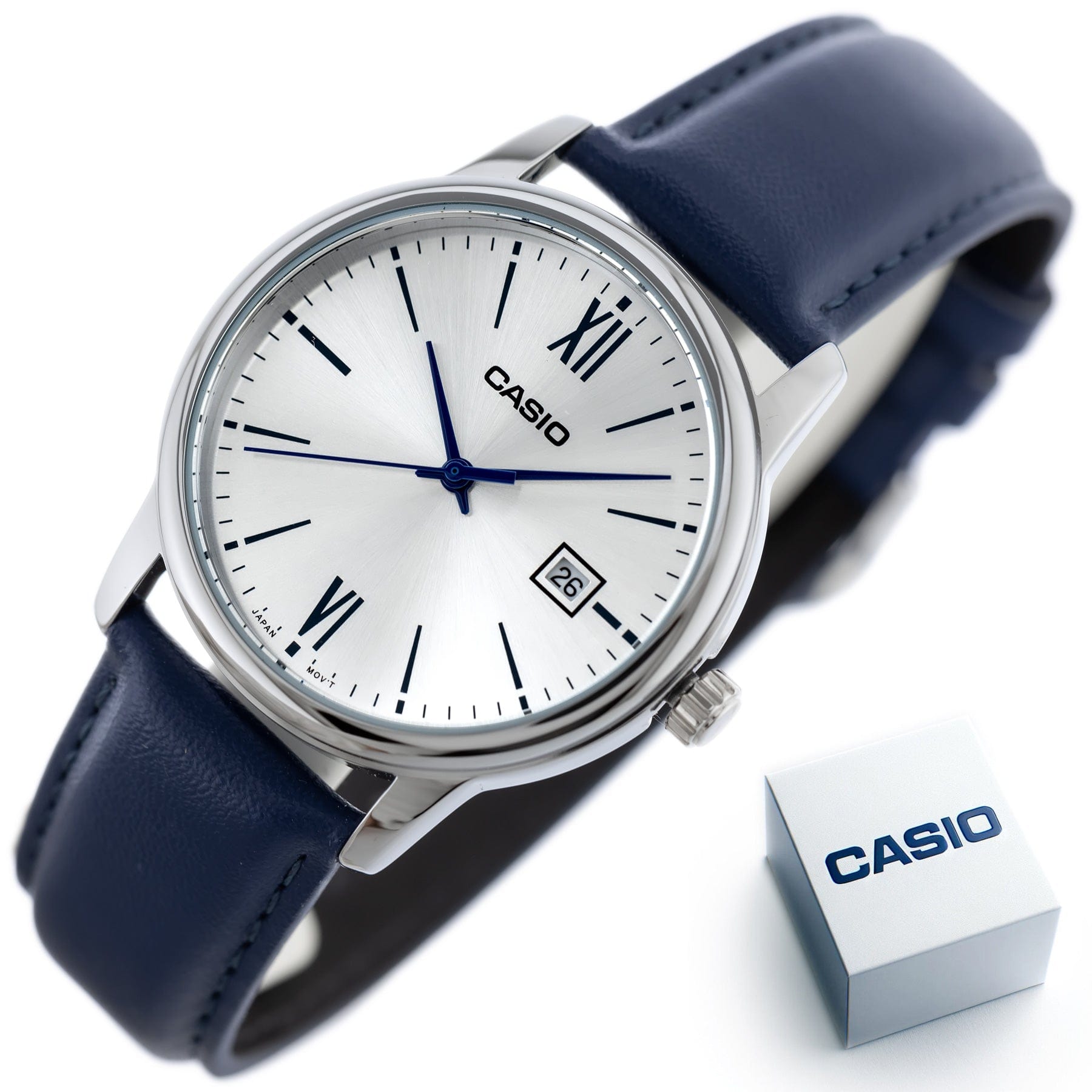 Casio ZEGAREK MĘSKI CASIO MTP-V002L-2B3