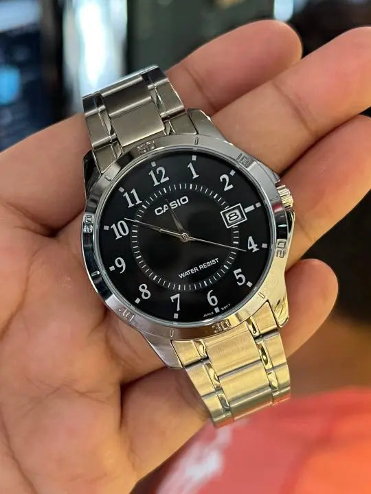ZEGAREK MĘSKI CASIO MTP-V004D-1B (zd047d) + BOX ZEGAREK MĘSKI CASIO MTP-V004D-1B (zd047d) + BOX - Lorence 4971850056836