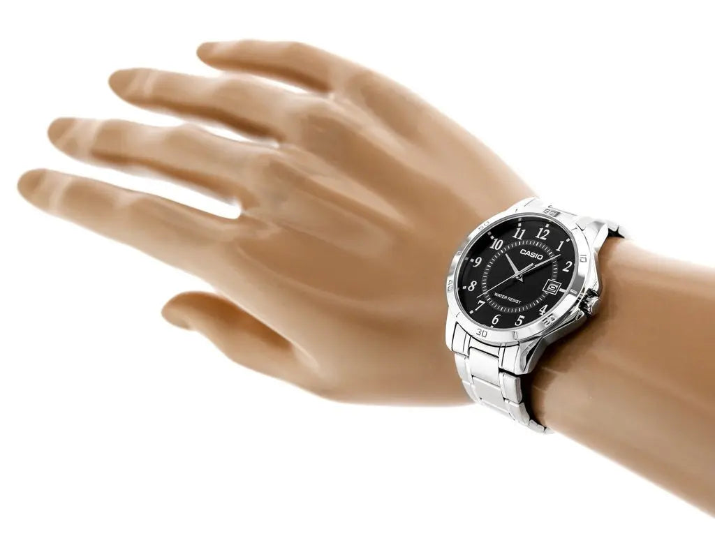 ZEGAREK MĘSKI CASIO MTP-V004D-1B (zd047d) + BOX ZEGAREK MĘSKI CASIO MTP-V004D-1B (zd047d) + BOX - Lorence 4971850056836