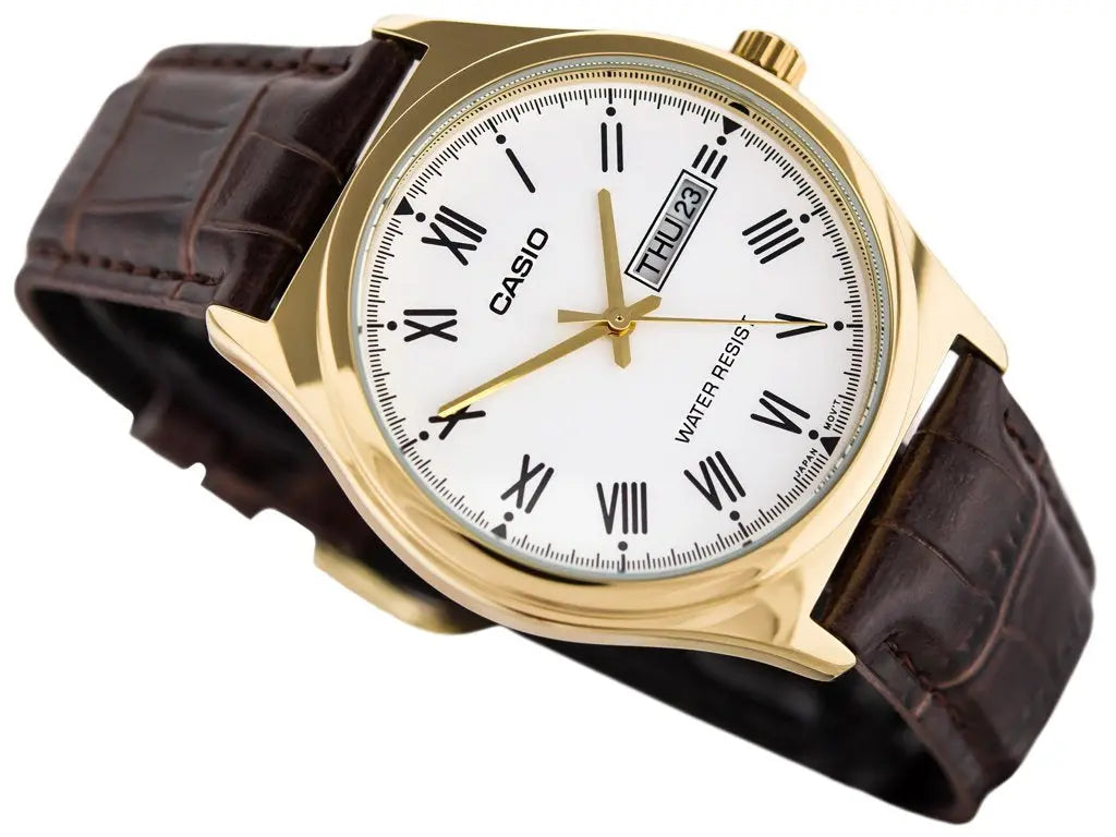 ZEGAREK MĘSKI CASIO MTP-V006GL 7B (zd065b) + BOX ZEGAREK MĘSKI CASIO MTP-V006GL 7B (zd065b) + BOX - Lorence 497185030126